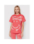 Champion Tricou SMILEY 50th Anniversary Edition Graffiti Print 115937 Roz Custom Fit - Pled.ro