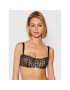 Chantal Thomass Sutien Balconette Initials T04E10 Negru - Pled.ro