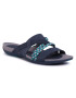 Clarks Șlapi Tealite Slide 261502864 Bleumarin - Pled.ro