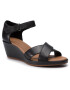 Clarks Sandale Un Plaza Cross 261423094 Negru - Pled.ro