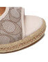 Coach Espadrile Page Jacquard C8929 Bej - Pled.ro