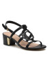 Coach Sandale Edina Leather Sandal C4340 Negru - Pled.ro