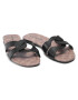 Coach Șlapi Essie Leather Sandal C2310 Negru - Pled.ro