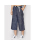 Converse Pantaloni culotte Chambray 10023201-A02 Bleumarin Relaxed Fit - Pled.ro