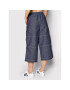 Converse Pantaloni culotte Chambray 10023201-A02 Bleumarin Relaxed Fit - Pled.ro