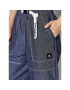 Converse Pantaloni culotte Chambray 10023201-A02 Bleumarin Relaxed Fit - Pled.ro