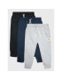 Cotton On Kids Set de 3 perechi de pantaloni de trening 7343035 Colorat Regular Fit - Pled.ro