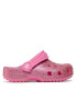 Crocs Șlapi Classic Glitter Clog T 206992 Roz - Pled.ro