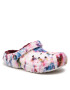 Crocs Șlapi Classic Lined Tie Dye Clog 206341 Alb - Pled.ro