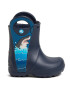 Crocs Cizme de cauciuc fl Shark Ptch Rain Boot B 206174 Bleumarin - Pled.ro