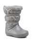 Crocs Cizme de zăpadă Cb Lodgepoint Metallic Boot G 205829 Argintiu - Pled.ro