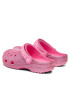 Crocs Șlapi Classic Glitter Clog K 206993 Roz - Pled.ro