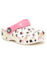 Crocs Șlapi Classic Heart Print Clog K 207000 Alb - Pled.ro