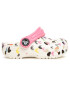 Crocs Șlapi Classic Heart Print Clog K 207000 Alb - Pled.ro