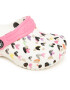 Crocs Șlapi Classic Heart Print Clog K 207000 Alb - Pled.ro