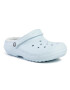 Crocs Șlapi Classic Lined Clog 203591 Albastru - Pled.ro