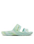 Crocs Șlapi Classic Marbled Sandal 207701 Verde - Pled.ro