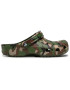 Crocs Șlapi Classic Printed Camo Clog 206454 Verde - Pled.ro