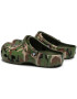 Crocs Șlapi Classic Printed Camo Clog 206454 Verde - Pled.ro