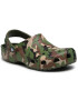 Crocs Șlapi Classic Printed Camo Clog 206454 Verde - Pled.ro