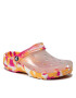 Crocs Șlapi Classic Translucent Marbled Clog 207407 Alb - Pled.ro