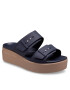 Crocs Sandale Brooklyn Low Wedge Sandal W 207431 Bleumarin - Pled.ro