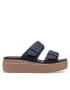 Crocs Sandale Brooklyn Low Wedge Sandal W 207431 Bleumarin - Pled.ro