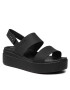 Crocs Sandale Brooklyn Low Wedge W 206453 Negru - Pled.ro