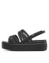 Crocs Sandale Brooklyn Strappy Lowwdgw 206751 Negru - Pled.ro