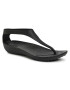 Crocs Sandale Serena Flip W 205468 Negru - Pled.ro