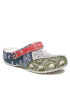 Crocs Șlapi Classic Bandana Clog 206871 Alb - Pled.ro