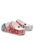 Crocs Șlapi Classic Bandana Clog 206871 Alb - Pled.ro