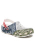 Crocs Șlapi Classic Bandana Clog 206871 Alb - Pled.ro