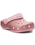 Crocs Șlapi Classic Glitter Clog K 205441 Roz - Pled.ro