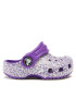 Crocs Șlapi Classic Glitter Kids Clog T 206992 Violet - Pled.ro