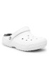 Crocs Șlapi Classic Lined Clog 203591 Alb - Pled.ro