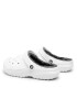 Crocs Șlapi Classic Lined Clog 203591 Alb - Pled.ro