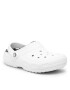 Crocs Șlapi Classic Lined Clog 203591 Alb - Pled.ro