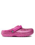 Crocs Șlapi Classic Lined Glitter Clog K 207462 Roz - Pled.ro