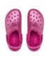 Crocs Șlapi Classic Lined Glitter Clog K 207462 Roz - Pled.ro