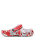 Crocs Șlapi Classic Marble Clog 207464 Alb - Pled.ro