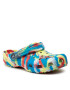 Crocs Șlapi Classic Marbled Clog 206867 Albastru - Pled.ro