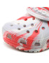 Crocs Șlapi Classic Marbled Clog T 206838 Alb - Pled.ro