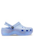 Crocs Șlapi Classic Platform Glitter Clog 207241 Bleumarin - Pled.ro