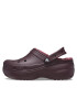 Crocs Șlapi Classic Platform Lined Clog W 207938 Vișiniu - Pled.ro