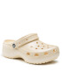 Crocs Șlapi Classic Platform Shimmer Clog 208590 Bej - Pled.ro