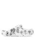 Crocs Șlapi Classic Skull Print Clog 208993 Alb - Pled.ro