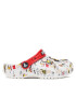 Crocs Șlapi Peanuts Classic Clog Kids 208630 Alb - Pled.ro