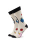 Curator Socks Șosete Înalte Unisex Circles Colorat - Pled.ro