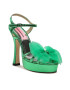 Custommade Sandale Arlina Metallic Bow 999624047 Verde - Pled.ro